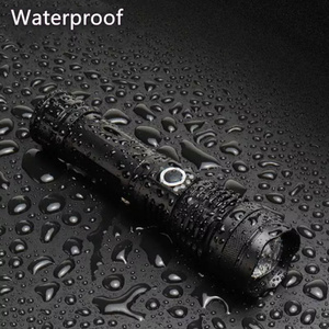 Waterproof Aluminum alloy XHP50.2 Zoom Torch P50 USB Rechargeable 1500 Lumen High Power XHP50 Led Flashlight With 26650