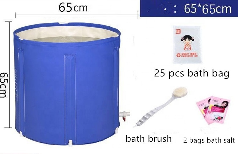 New good quality compressible bath tub self-heating portable bath bucket thickened household adults bath tub