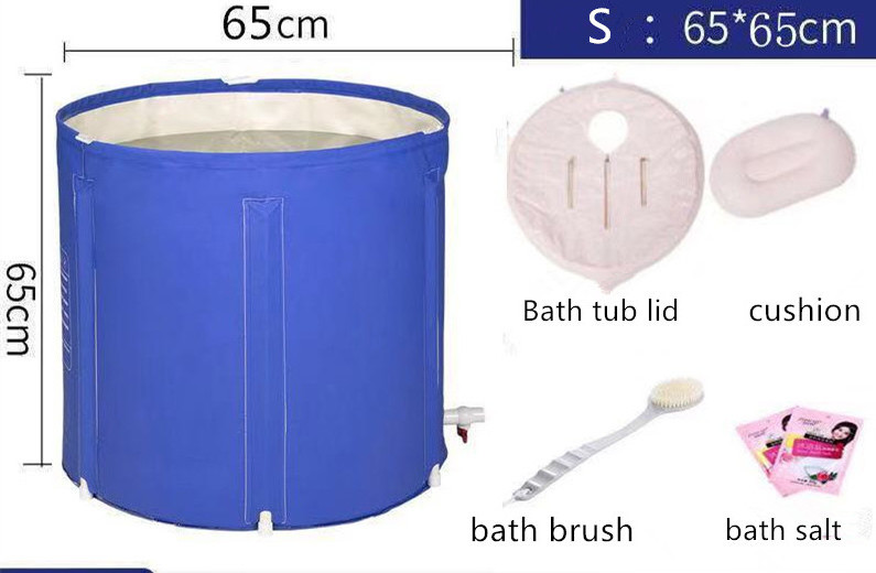 New good quality compressible bath tub self-heating portable bath bucket thickened household adults bath tub