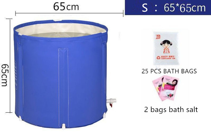 New good quality compressible bath tub self-heating portable bath bucket thickened household adults bath tub