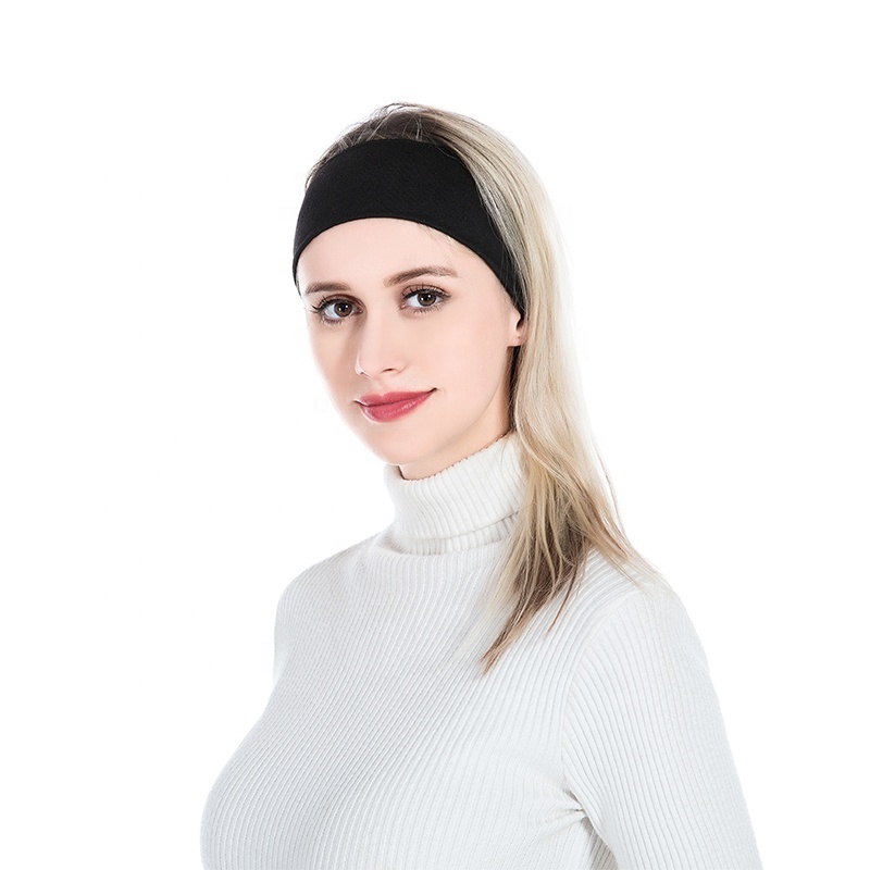 Popular high quality hair band women cotton sport girl yoga headband custom logo headband wholesale