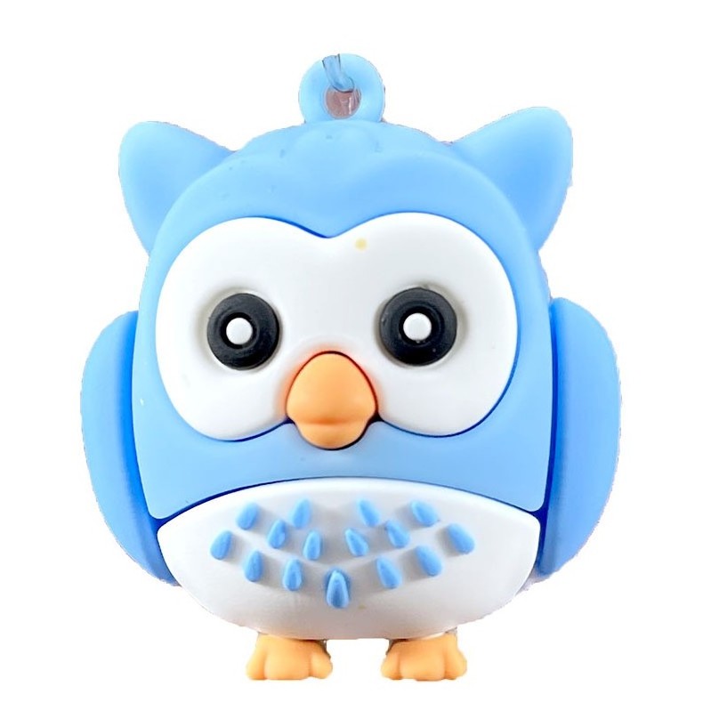 High Quality Cute Owl Car Keychain Accessories Cheap Cartoon AnimeLanyards Rubber Key Holder