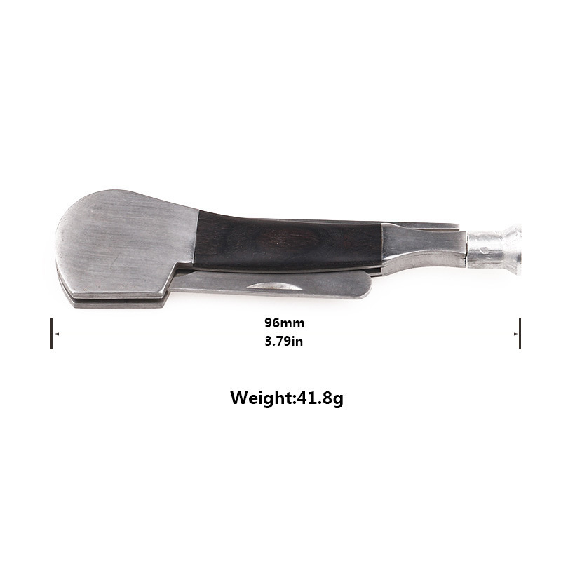 Ship faster 3 in 1 Stainless Steel Tobacco Smoking Pipe Scraper Cleaner Tamper Knife Metal Smoking Tool