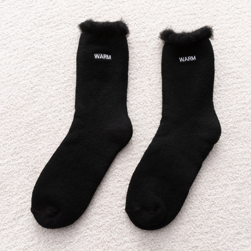 New Arrivals Soft Regular Women Slouch Winter Slipper Socks Unisex Fuzzy Crew Socks For Women