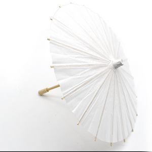 Wholesale craft gifts paper umbrellas blank wedding paper parasol umbrella for party decor