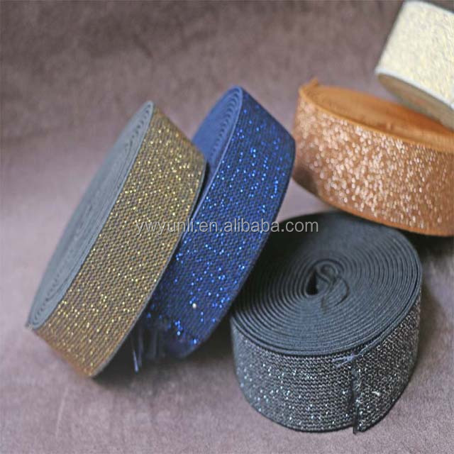 Lurex Elastic Band glitter