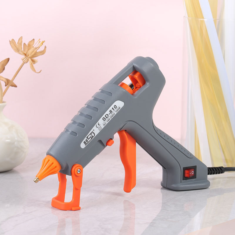 Hot Sale Industrial 100w High-temperature Hot Melt Gun High Temp Grey Hot Glue Gun