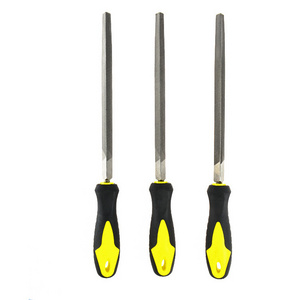 Hot Selling 6/8/10 Inch High Carbon Steel File Set Heavy Double Fine Tooth Triangular File