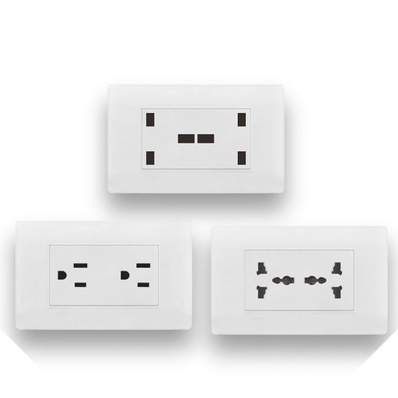 Home Smart Plug Socket Us Wall Outlet Socket and 118 Wall Switch Push Button Switches