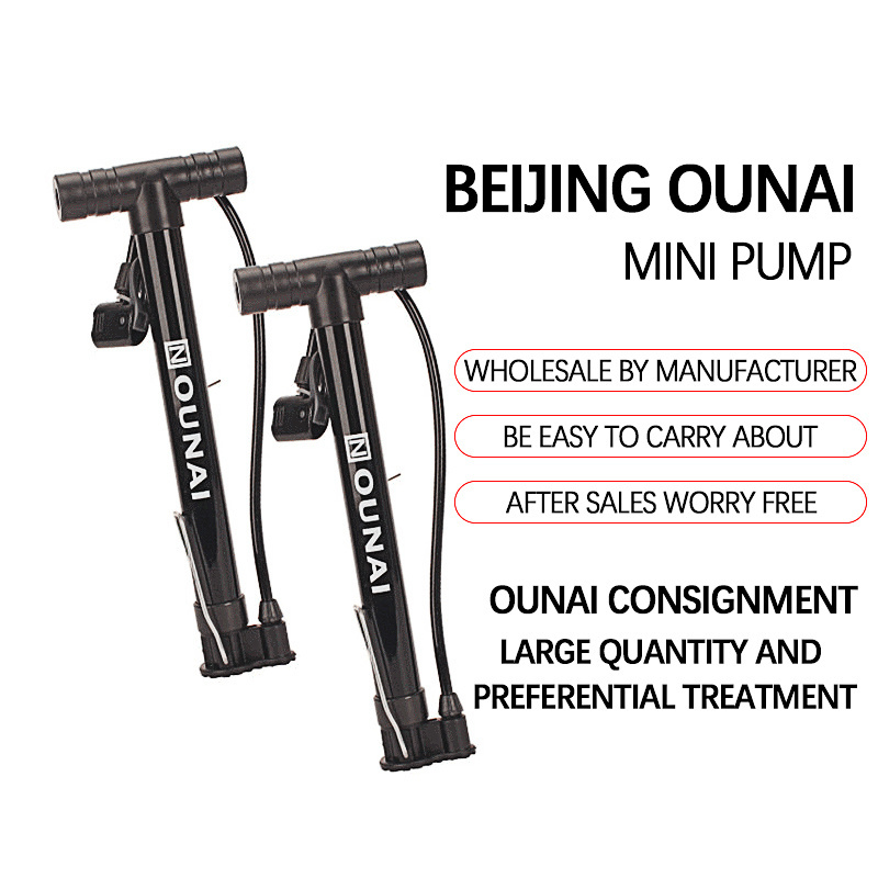 OUNAI Bicycle Bike Pump Bicycle Pump Household Portable  Air Inflator  Equipment Bike Parts