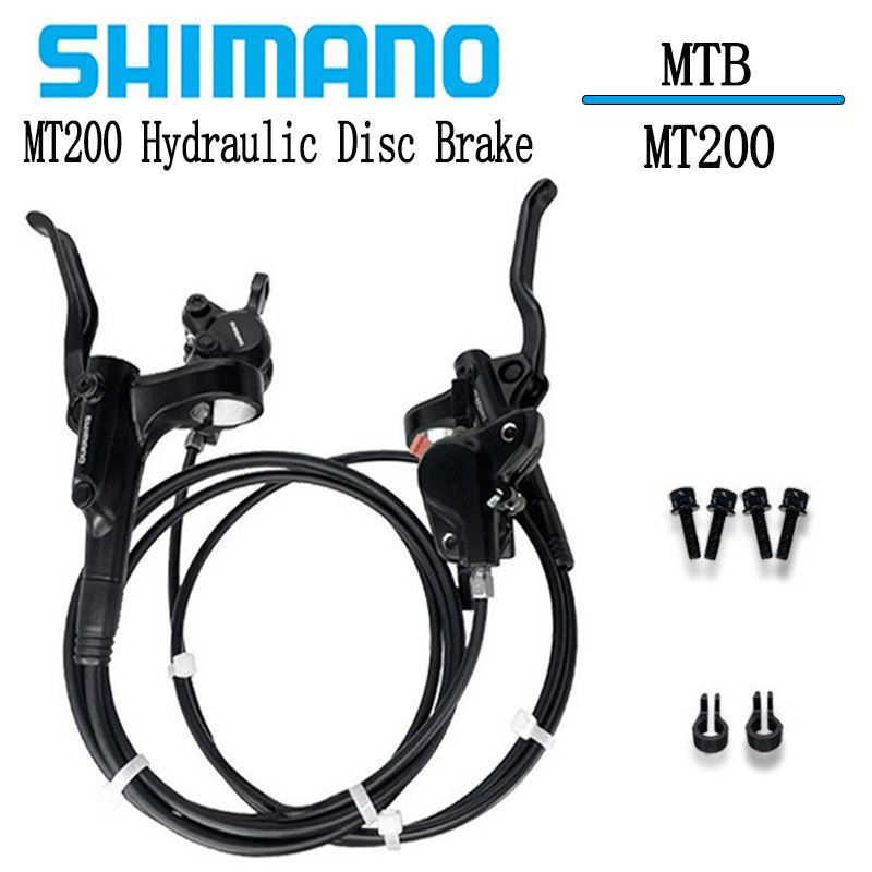 SHIMANO MT200 Hydraulic Disc Brake Set MTB Bicycle Oil Brake 800/1450MM Upgrade MT315 Bike Parts