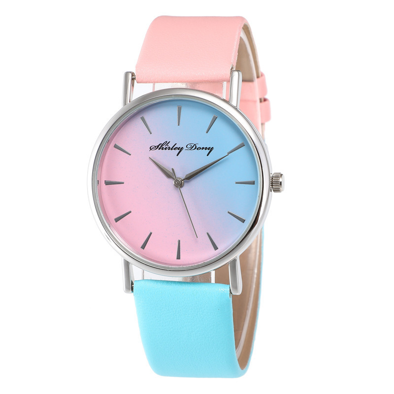 fashion fresh belt watch lady watch candy color changing color student watches LLW077