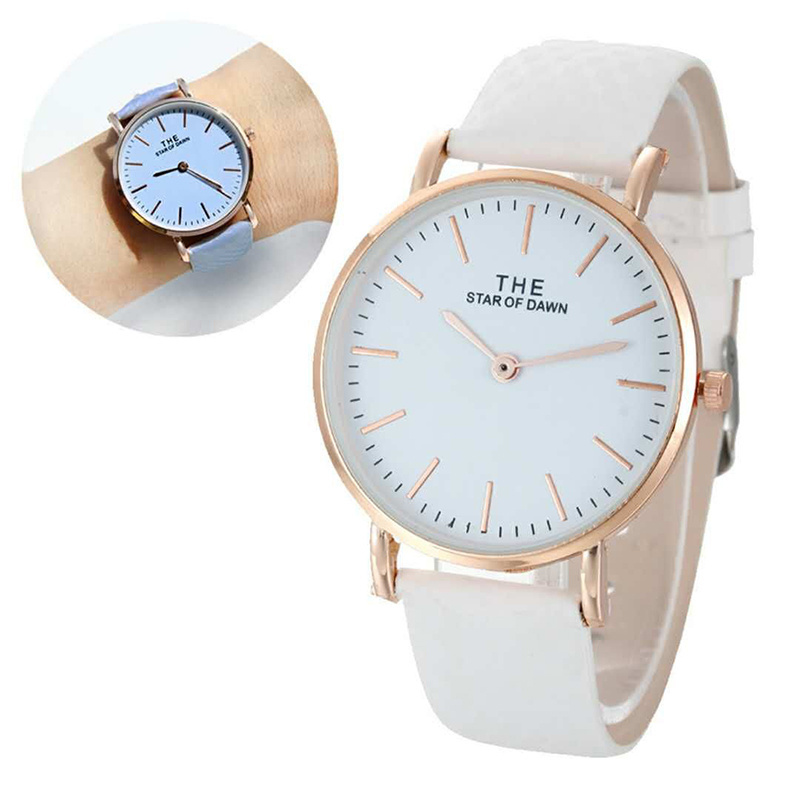 Promotion New Fashion Simple Style Temperature Change Color Women Watch Sun UV Color Quart Watch LLW059