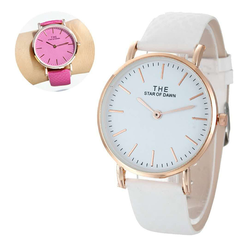 Promotion New Fashion Simple Style Temperature Change Color Women Watch Sun UV Color Quart Watch LLW059