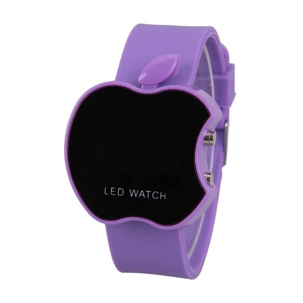 Big discount wholesale led touch mirror watch ,colorful rubber jelly watch for men girl child