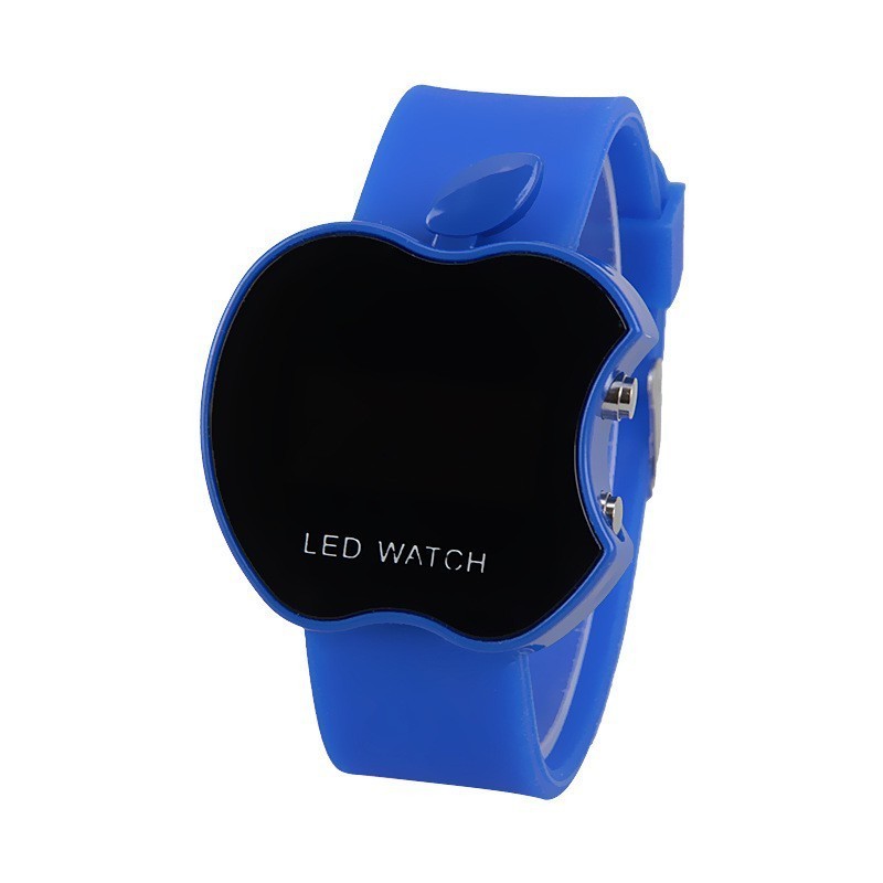 Big discount wholesale led touch mirror watch ,colorful rubber jelly watch for men girl child