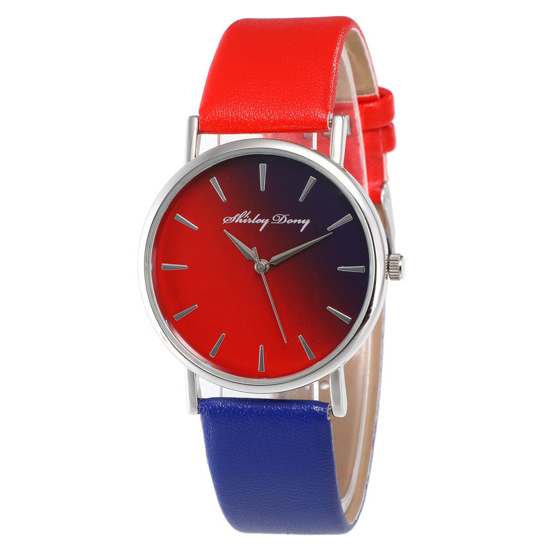 fashion fresh belt watch lady watch candy color changing color student watches LLW077