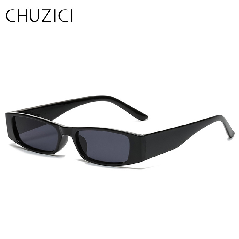 CHUZICI Retro Small Rectangle Sunglasses Women Fashion Leopard Tea Gradient Eyewear Shades UV400 Men Trending Sun Glasses