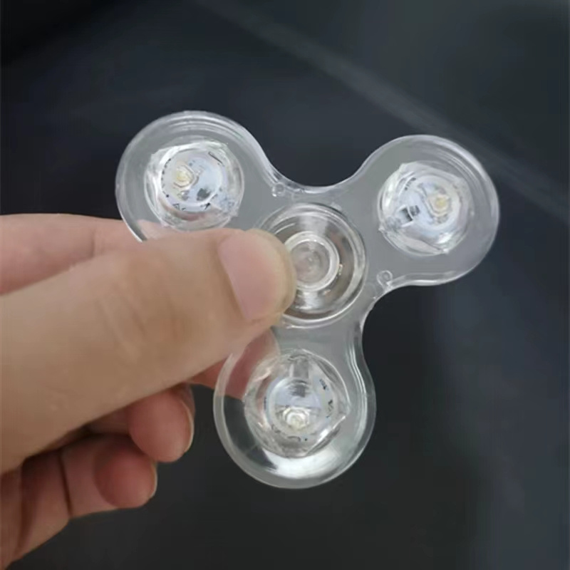 LED Light Fidget Spinner Light Fidget Finger Toy Hand Spinner -Stress Reduction and Anxiety Relief Hand Spinner for Children