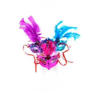 Women Venetian Multicolor Mask Masquerade Fancy Dress Party Princess Feather Masks Decoration Party Personalized Halloween Mask