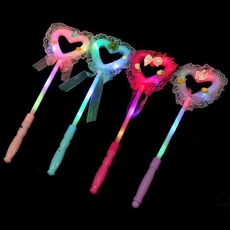 Led Party LED Heart stick Flashing Light stick glow in the Dark Wedding Concert Event Party Supplies Decoration