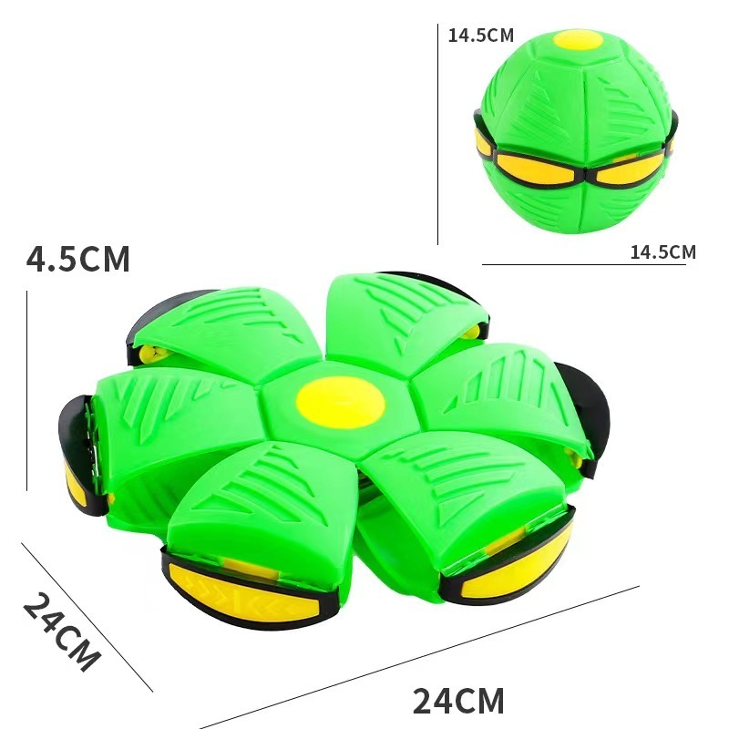 UFO Magic Ball, Portable Glowing Flying Toys Creative Fly Saucer Magic Balls Decompression Flying Flat Throw Disc Balls Toy