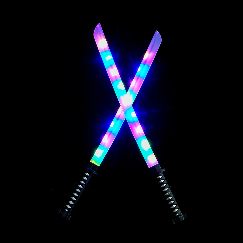 New Light up sword Led Katana with 10 lights lightsaber for kids 2023 flashing light toys glow in the dark toy from