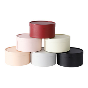 Graceful Bouquet Wrapping Round Simple Paper Cardboard Tube Cylindrical Flower Box for Flower Shop