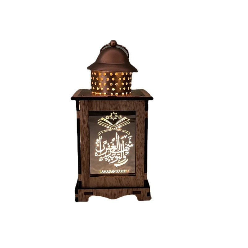 Factory Custom Outdoor Garden Home Iron Led Wind Lantern Retro Small Night Lamp Decoration Glass Candle Holders