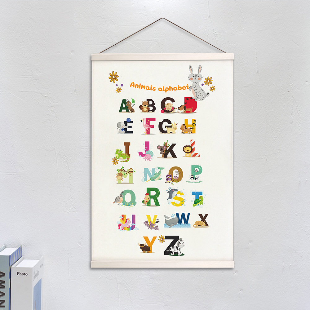 Wholesale Kids English Abc Learning Poster Alphabet Wall Chart Learning Educational Toys Spell