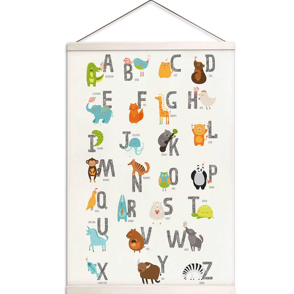 Wholesale Kids English Abc Learning Poster Alphabet Wall Chart Learning ...