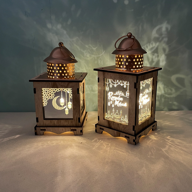 Factory Custom Outdoor Garden Home Iron Led Wind Lantern Retro Small Night Lamp Decoration Glass Candle Holders