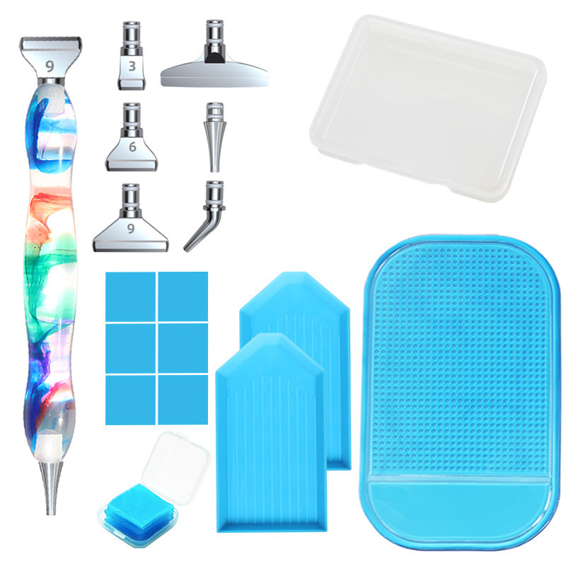 Diy 5d Diamond Painting Pen Kit Resin Diamond Art Pen Tools And Accessories Multifunctional Point Drill Tool Diamond Pen