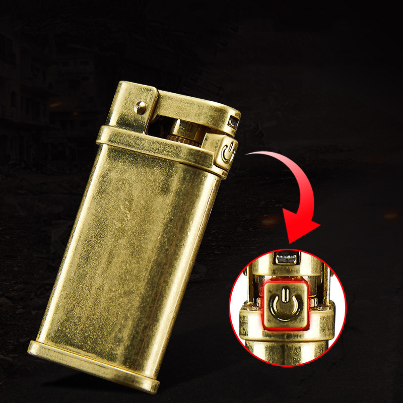 Yubang kerosene lighter one key switch automatic ignition personality retro old creative lighter