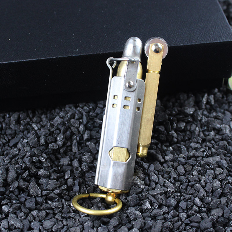 Glide Up Retro Old Trench Grinding Wheel Torch Lighter Creative Lighter Windproof Kerosene Lighter 1