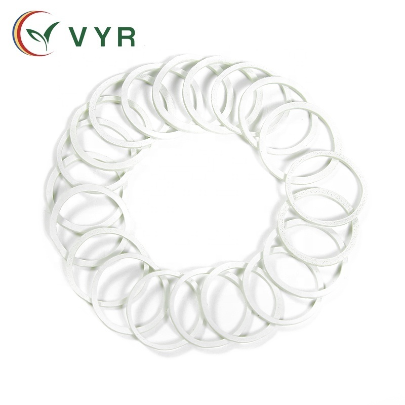 Excellent Quality Superior Elasticity White  Rubber Elastic Band 0.6 Inches in Diameter