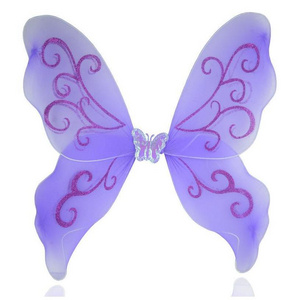 Led Butterfly Wings Ornaments Light Up Giant Sublimation Craft Women Moving Wing Children'S Dream Party Beautiful Fairy Wings