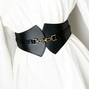 Fashion elastic elastic wide waistband women's clothing accessories alloy buckle belt