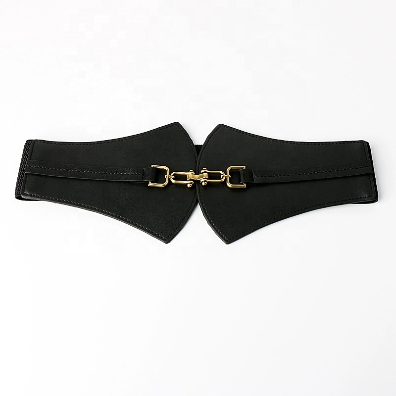 Fashion elastic elastic wide waistband women's clothing accessories alloy buckle belt