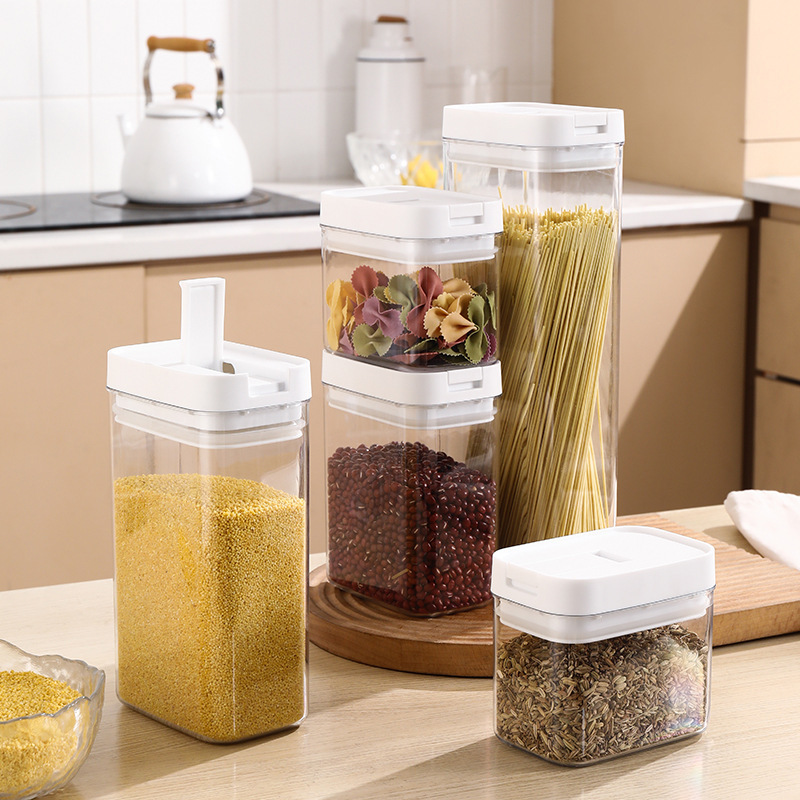 800ml Airtight Food Storage Container with Lid for Kitchen and Pantry Organization BPA Free Special Lock Easy Open