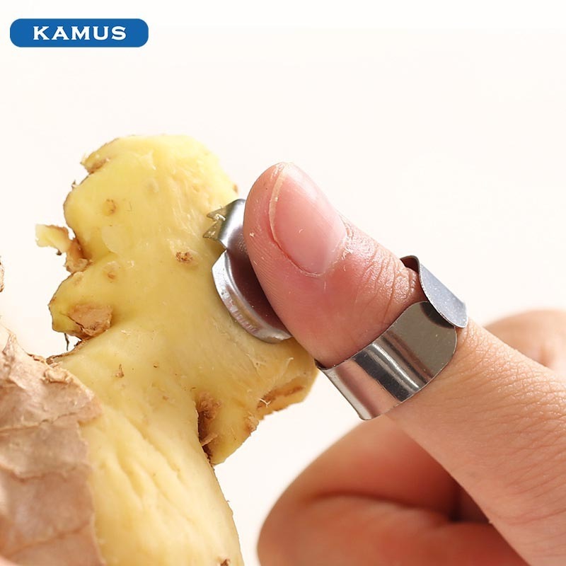 Kamus Brand Factory Price Multi-function Garlic Tools Ginger Peeler Fruit & Vegetable Tools Stainless Steel Eco-friendly Stocked