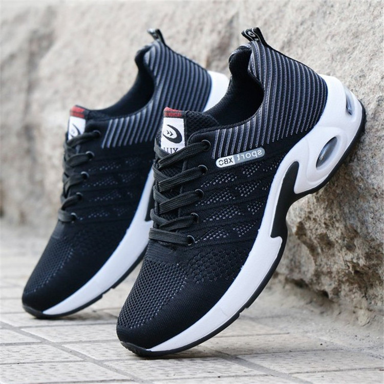 China Factory Fashion Low Price Durable Lace-up Non-slip Mens Sports Running Shoes And Sneakers