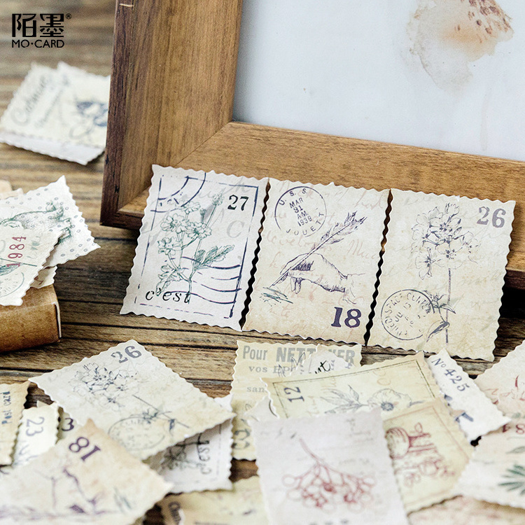 STICKERS PUNK 45pcs/box Little Forest Mini Size Scrapbooks Stickers Decals DIY Decoration Stamps Stickers for Crafts Album 00816