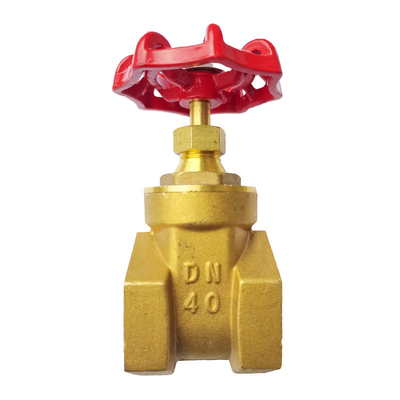 Water Brass 1/2 - 4 Inch female Thread Inch Valve Piping PN16 Iron Handle 1/2 - 3 4 Inch Brass Gate Valve