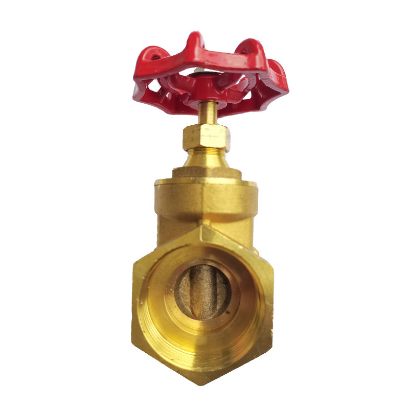 Water Brass 1/2 - 4 Inch female Thread Inch Valve Piping PN16 Iron Handle 1/2 - 3 4 Inch Brass Gate Valve