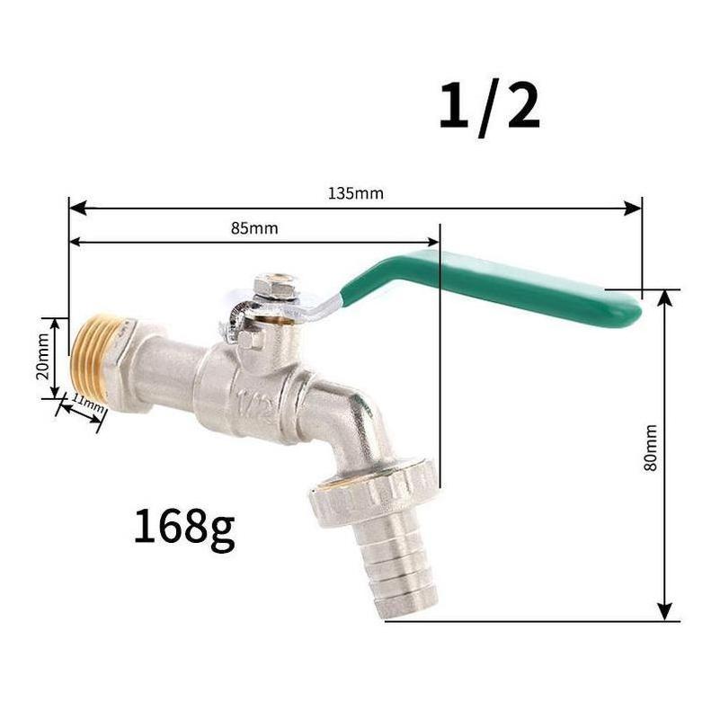 Valves Ball Pipe Fittings Plumbing Pneumatic High Pressure Butterfly 4 Inch Tap Adaptor Faucet Connector For Garden Hose