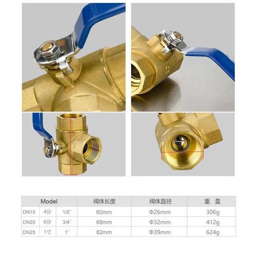 Ball Valve Pipe Fittings Control Elbow Stainless Steel Actuator Gas Rotary Tap Adaptor Faucet Connector For Garden Hose