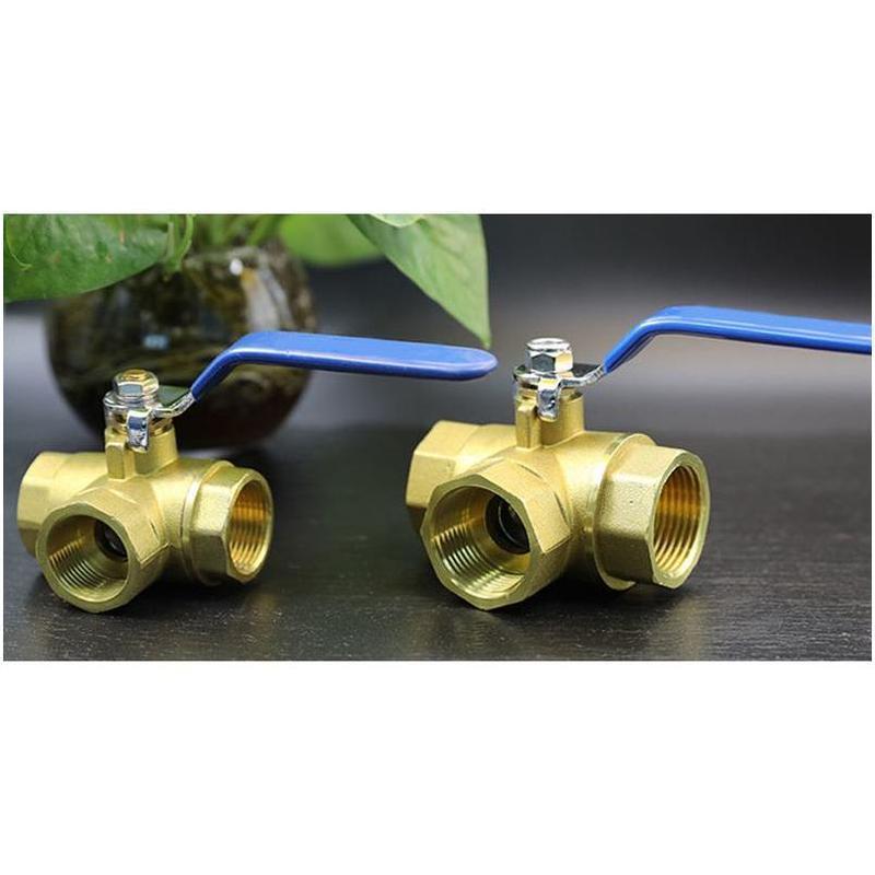 Ball Valve Pipe Fittings Control Elbow Stainless Steel Actuator Gas Rotary Tap Adaptor Faucet Connector For Garden Hose