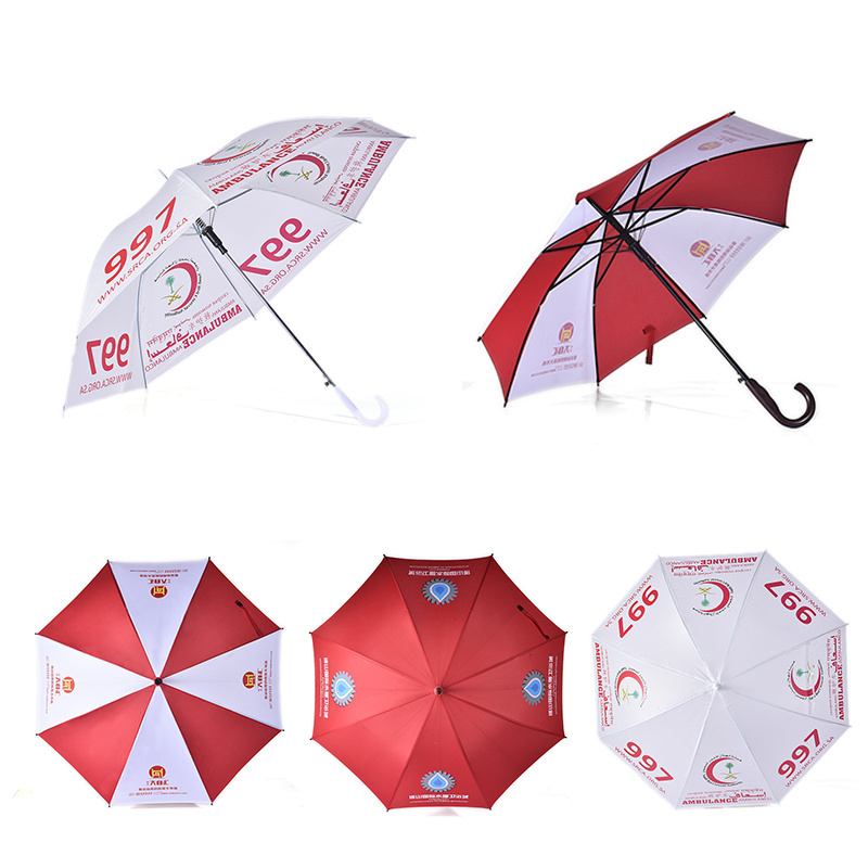 Yiwu Automatic Windproof Aluminum Business Advertising Accessories Campaign Election Golf Promotional Custom Umbrella