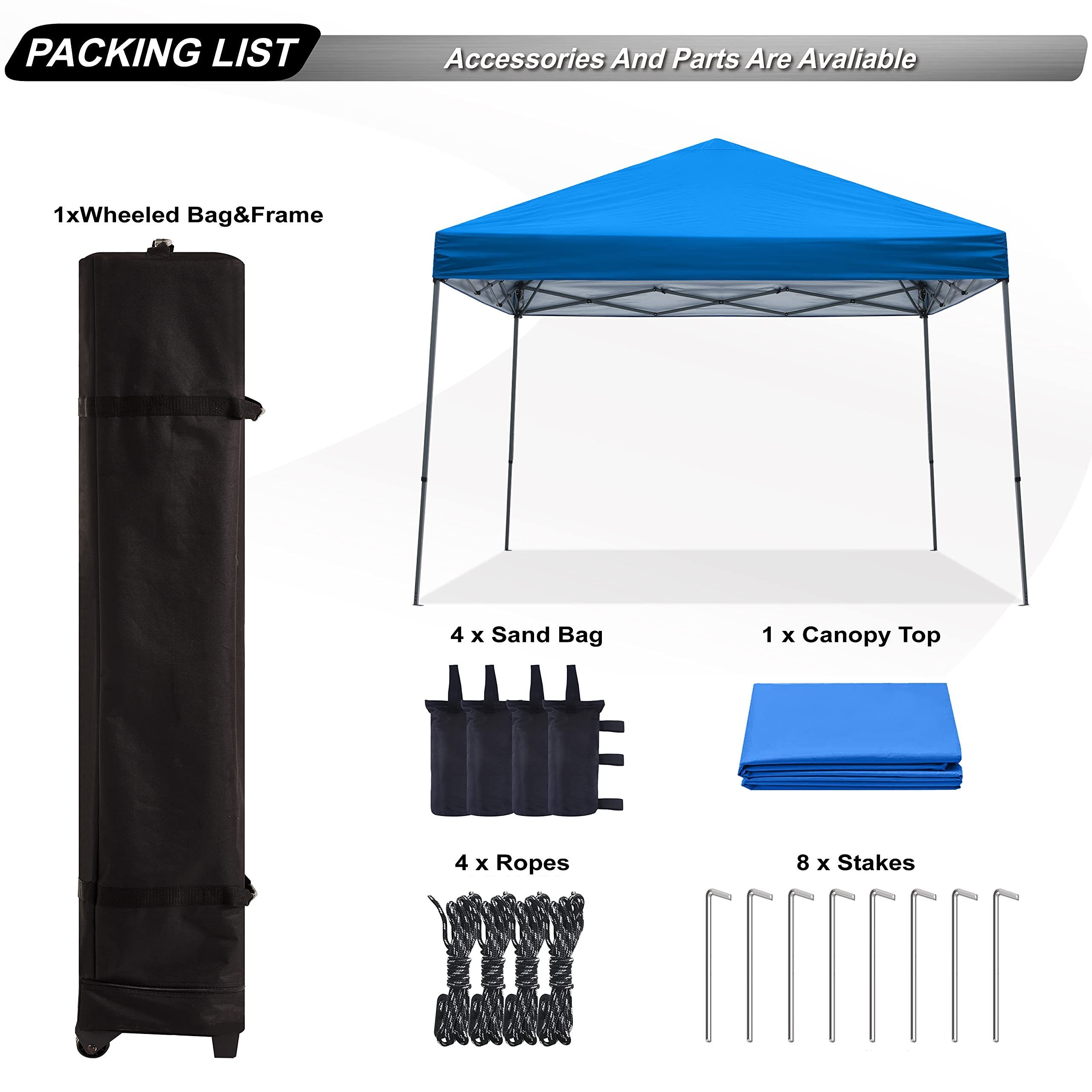 Custom Design Pop Up Advertising exhibition Camping Canopy Tent with Backpack Bag